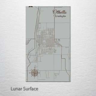 Othello, Washington Street Map