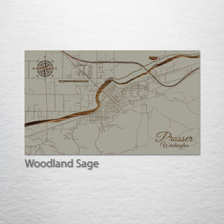 Prosser, Washington Street Map