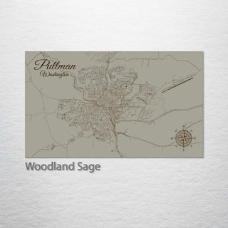Pullman, Washington Street Map
