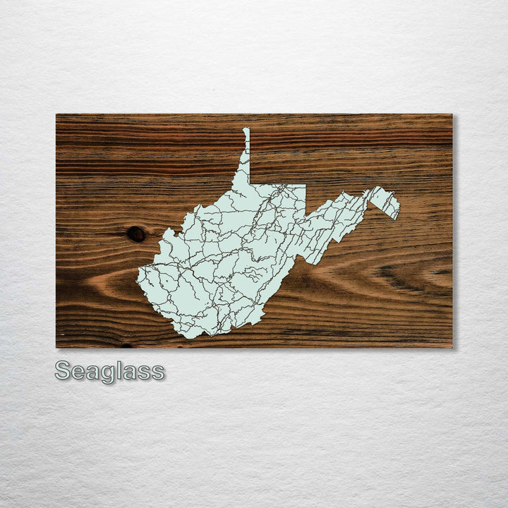 West Virginia Isolated Map