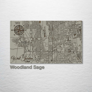 West Jordan, Utah Street Map - Fire & Pine