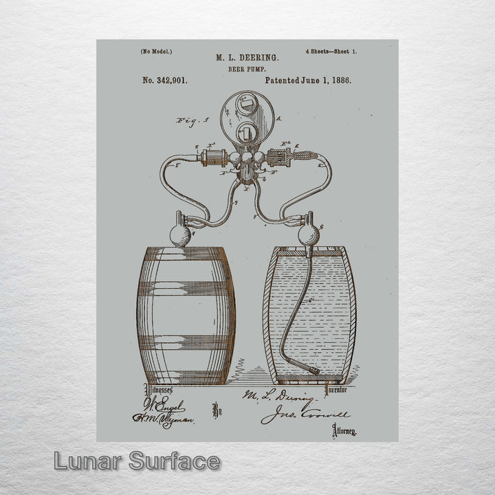 Beer Pump 1886 - Fire & Pine