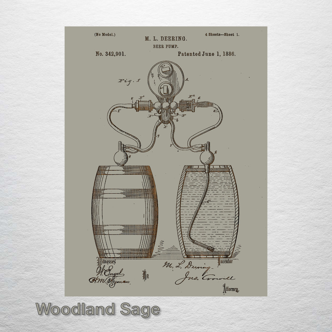 Beer Pump 1886 - Fire & Pine