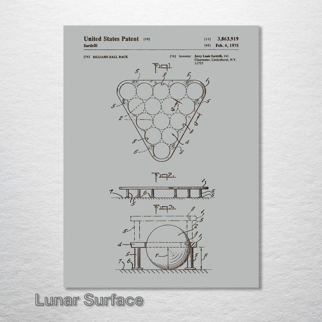 Billiard Ball Rack - Fire & Pine