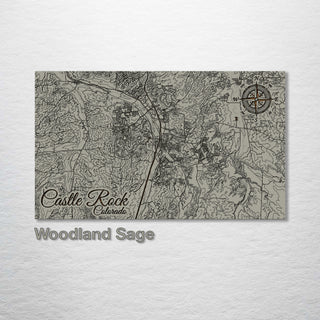 Castle Rock, Colorado (MI-SM) Street Map