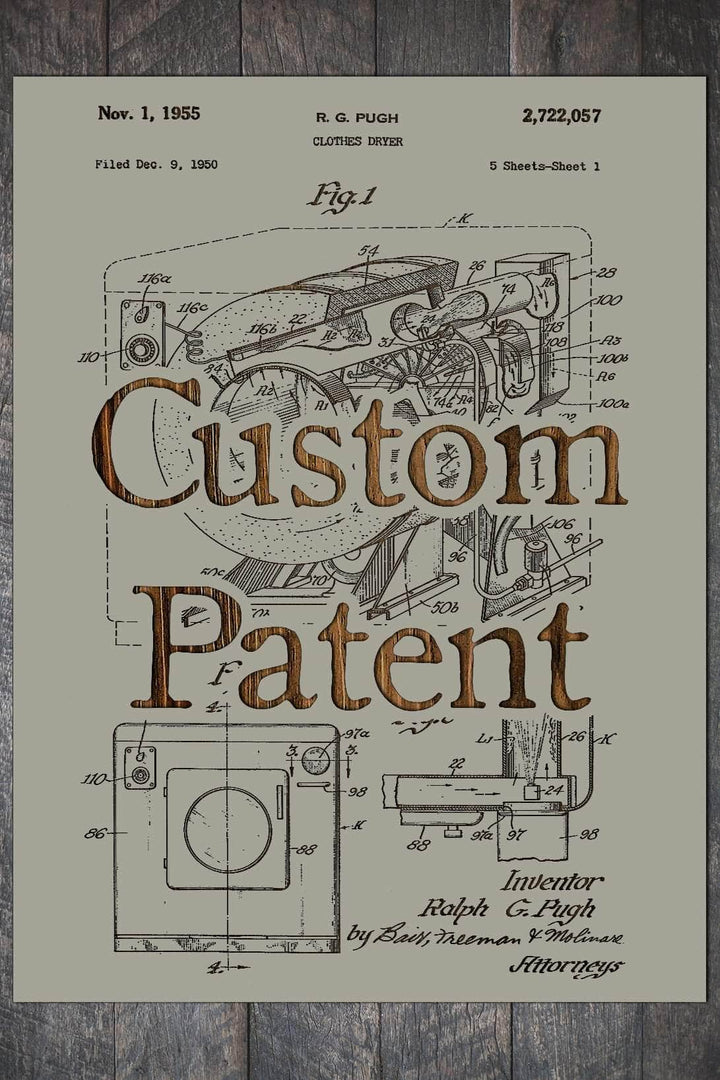 Custom Patent - Fire & Pine