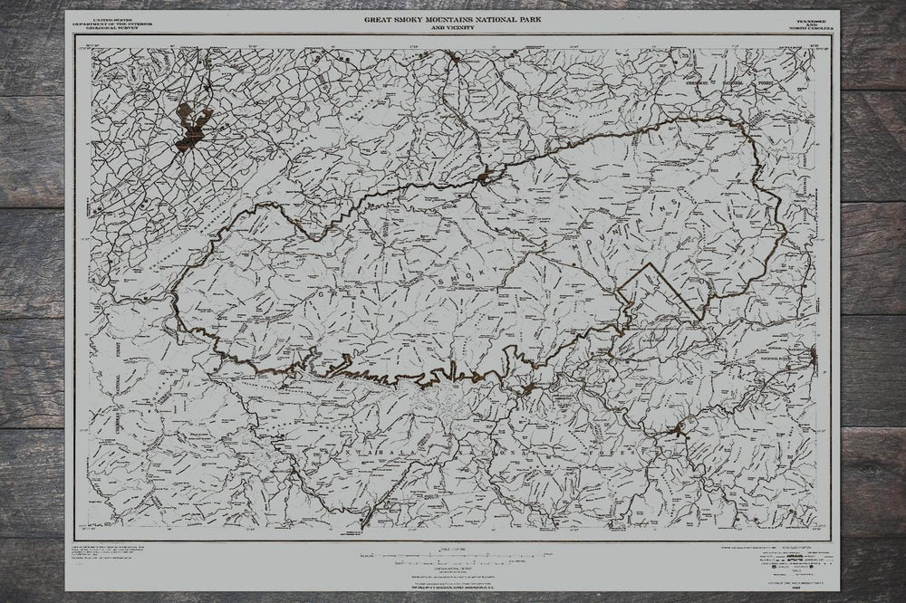 Great Smoky Mountains National Park and Vicinity - Fire & Pine