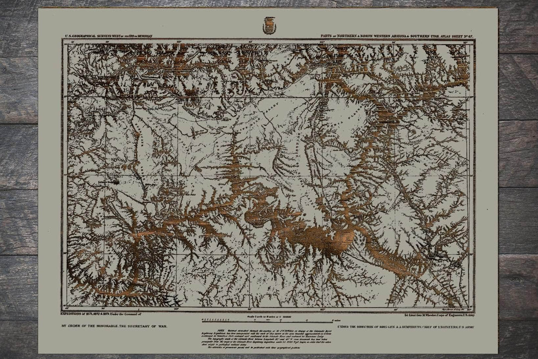 Parts of Northern and North Western Arizona and Southern Utah 1873 - Fire & Pine