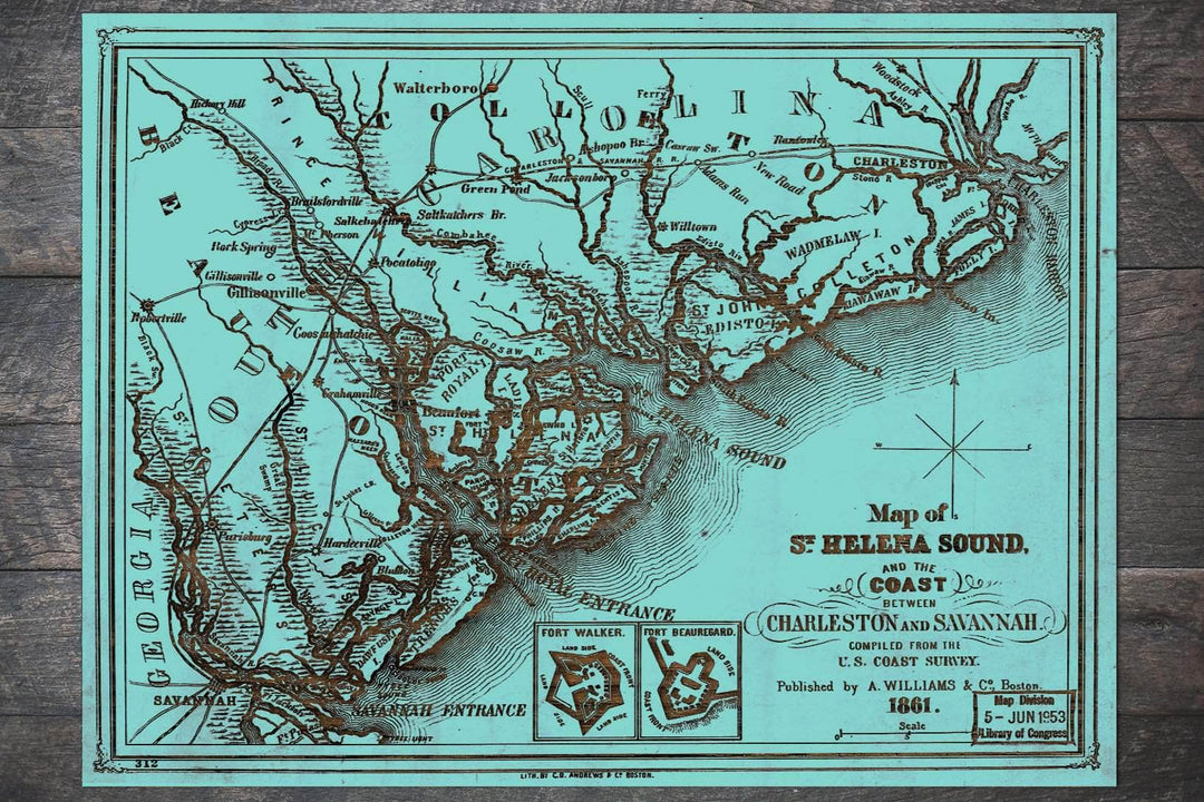 Saint Helena Sound 1861 - Fire & Pine