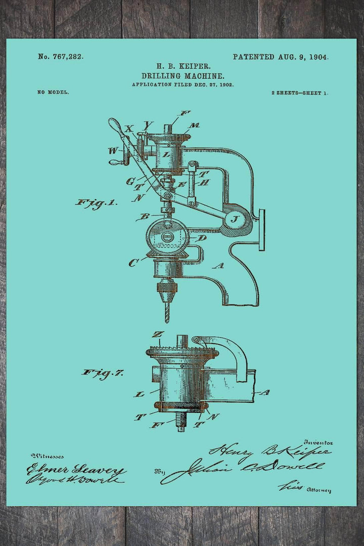 Drill Press 1904 - Fire & Pine