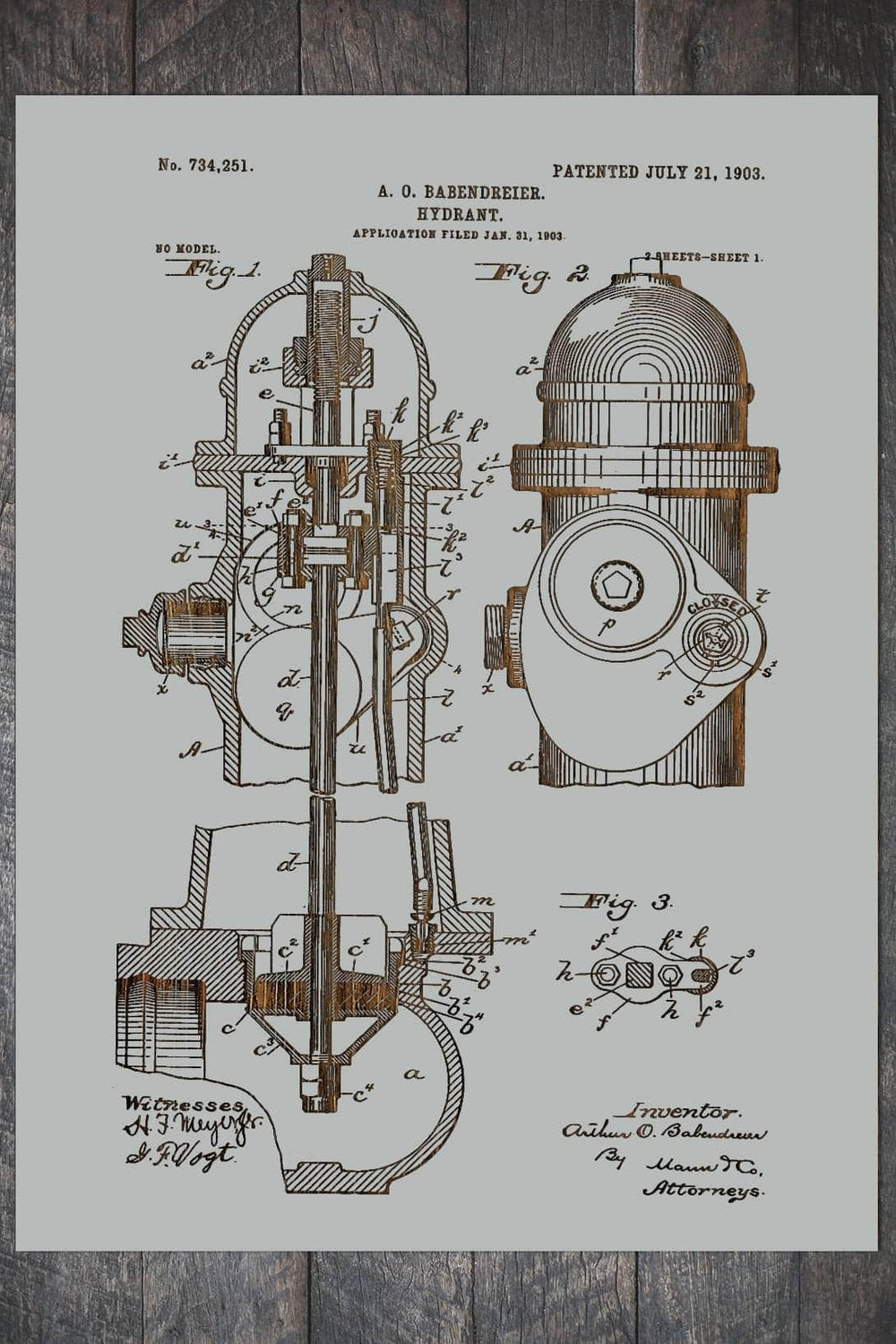 Fire Hydrant - Fire & Pine