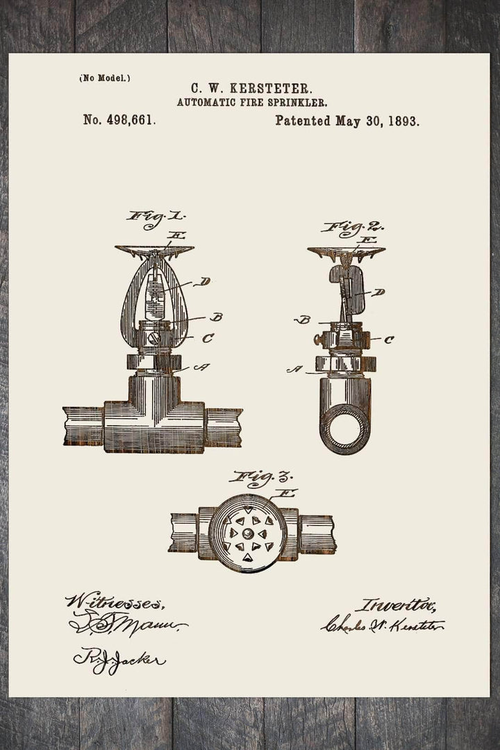 Fire Sprinkler 1893 - Fire & Pine