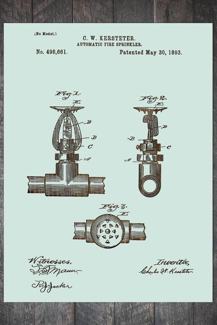 Fire Sprinkler 1893 - Fire & Pine