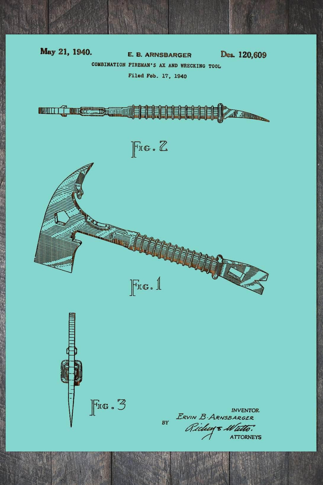 Fireman's Axe - Fire & Pine