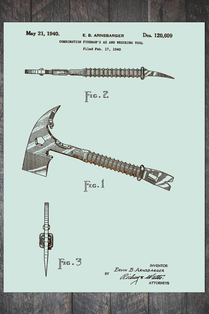 Fireman's Axe - Fire & Pine