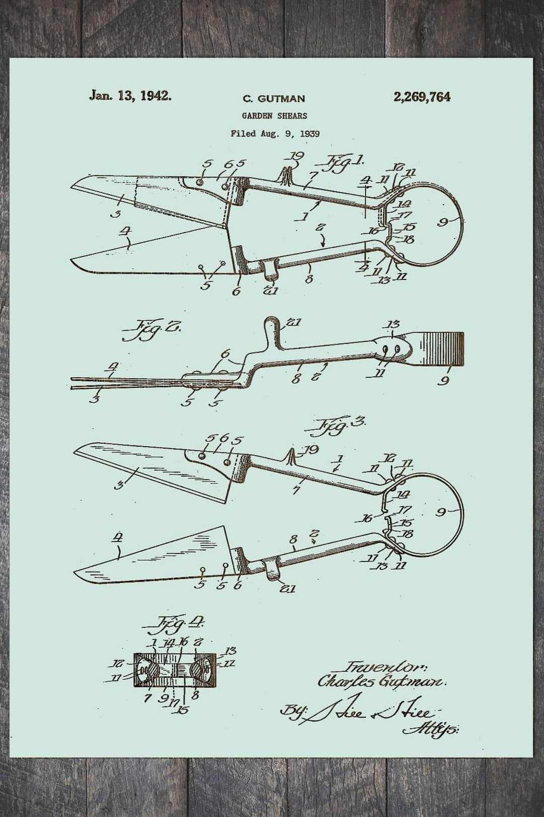 Garden Shears - Fire & Pine