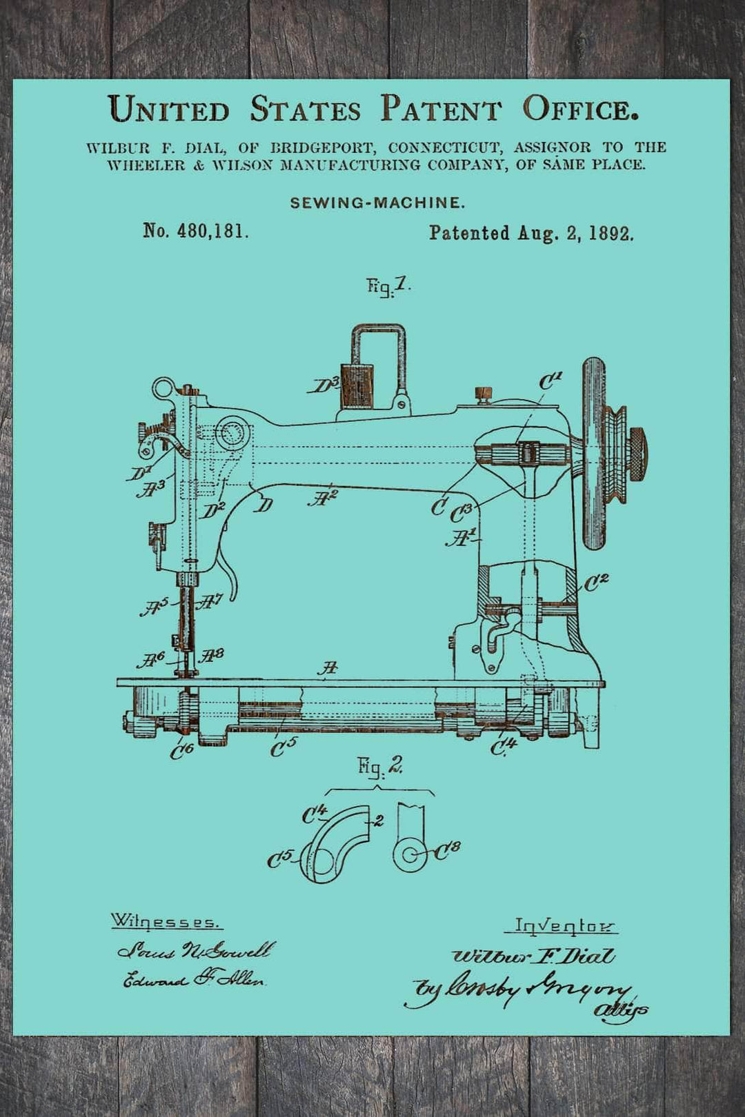 Sewing Machine - Fire & Pine