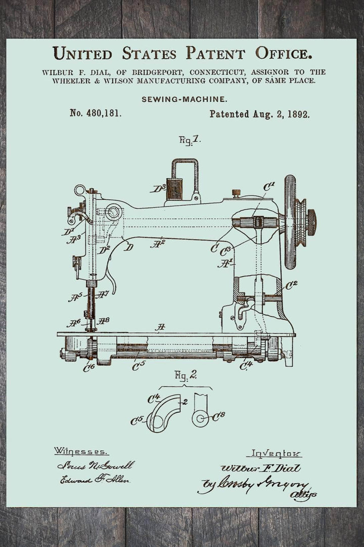 Sewing Machine - Fire & Pine