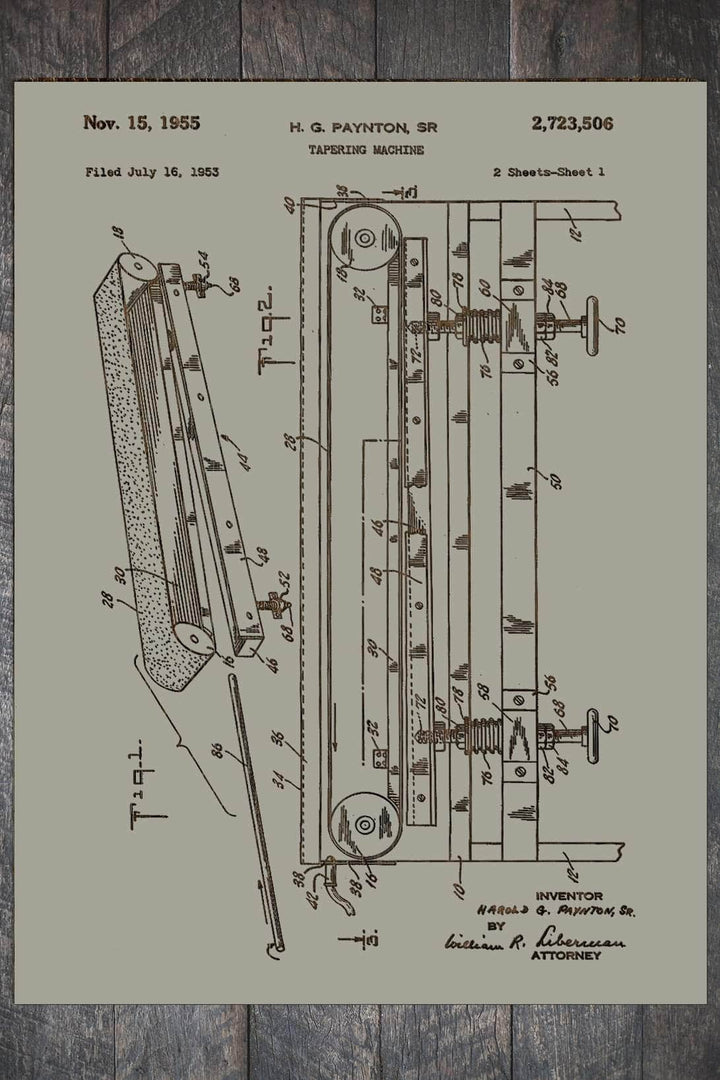 Tapering Machine - Fire & Pine