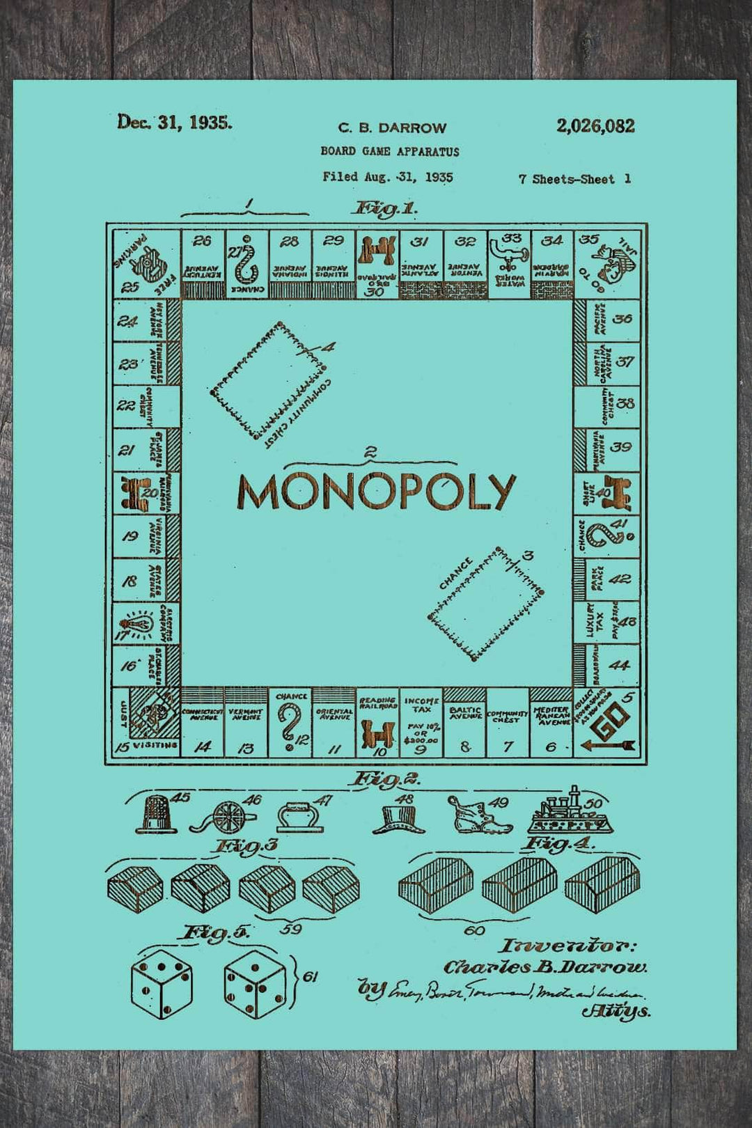 Monopoly 1935 - Fire & Pine