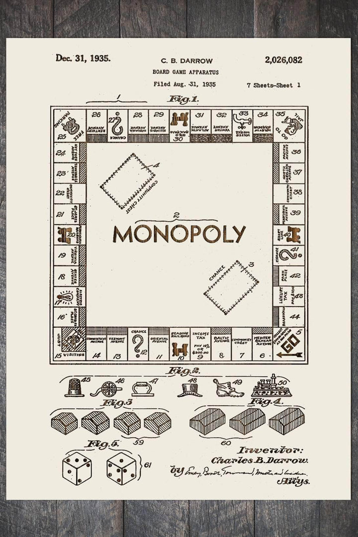 Monopoly 1935 - Fire & Pine