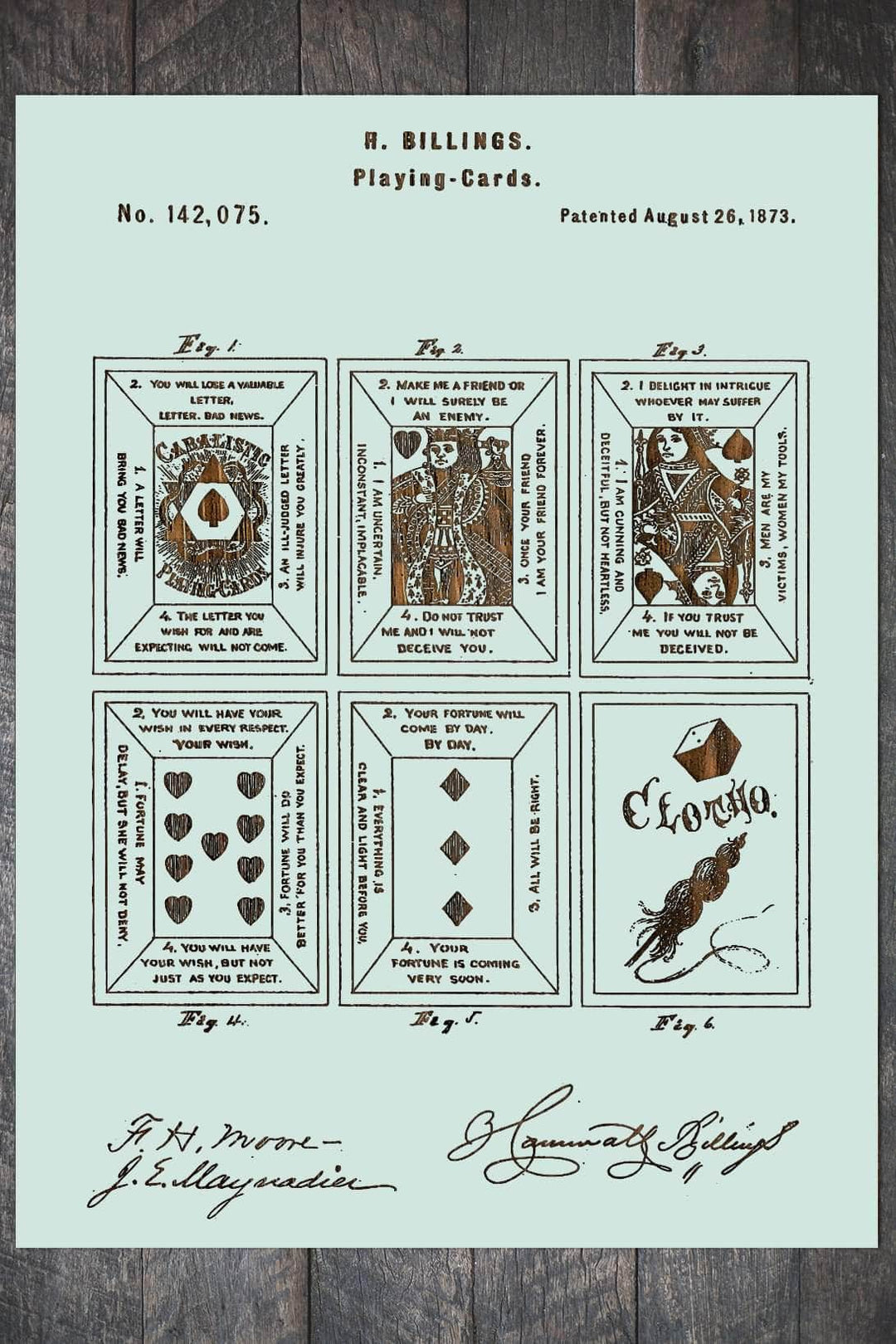 Playing Cards 1873 - Fire & Pine