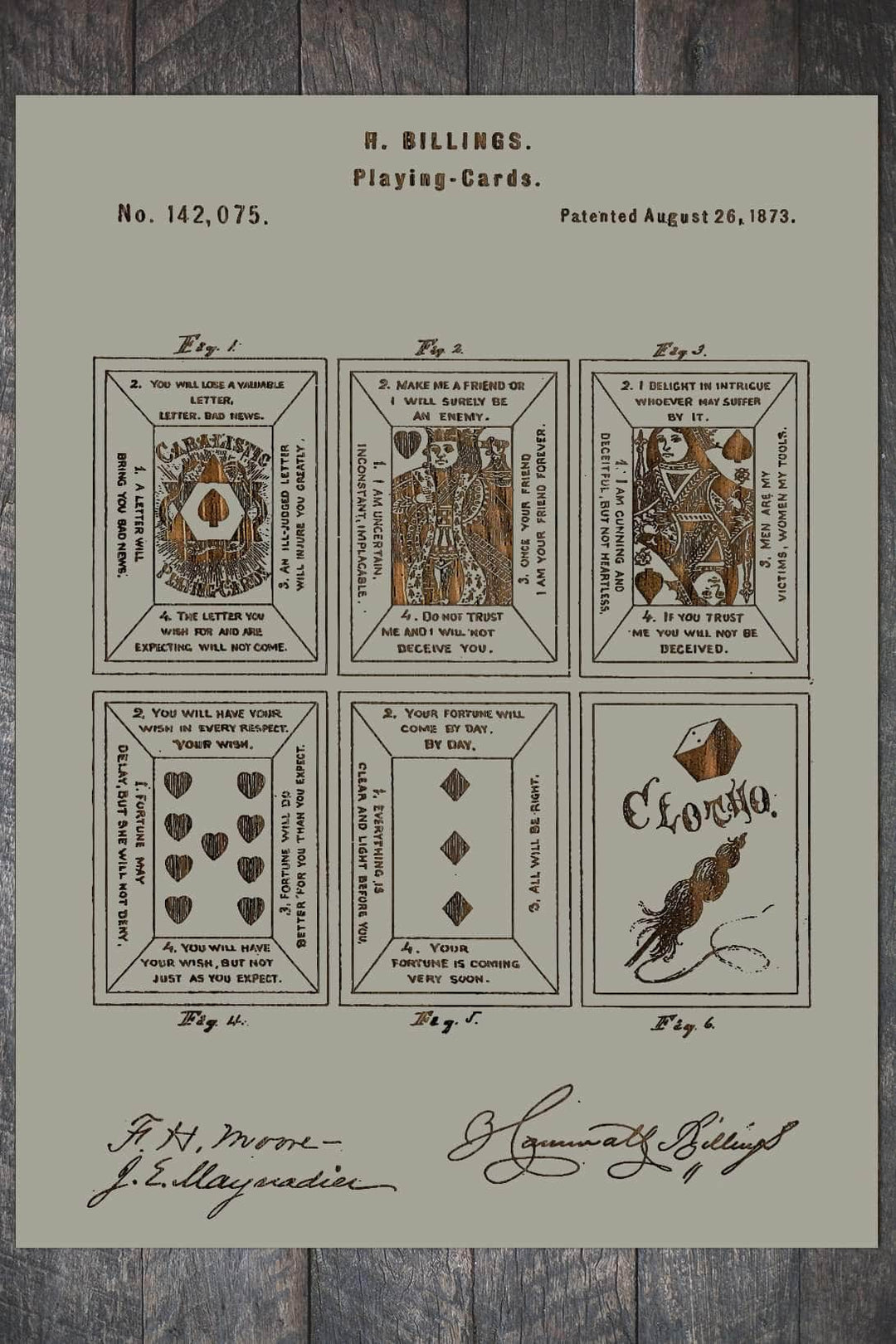 Playing Cards 1873 - Fire & Pine